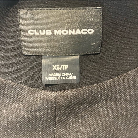 Club Monaco Sonti Tailored Blazer Vest Black - Size XS-Retail $329 - Picture 6 of 10